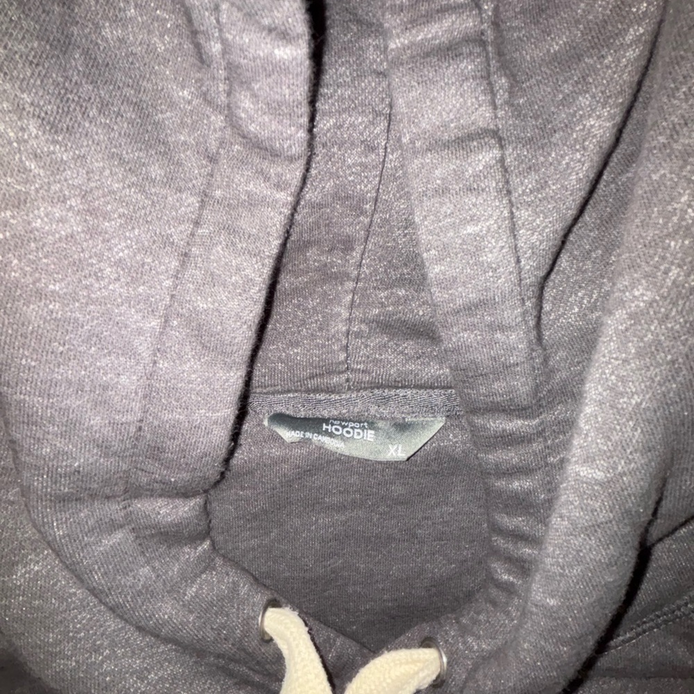 Newport Dark Charcoal Hooded Sweatshirt - Men - Picture 2 of 3